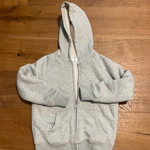 GAP Kids Sherpa Lined Hoodie in Gray - Size M (Big Kids 8)